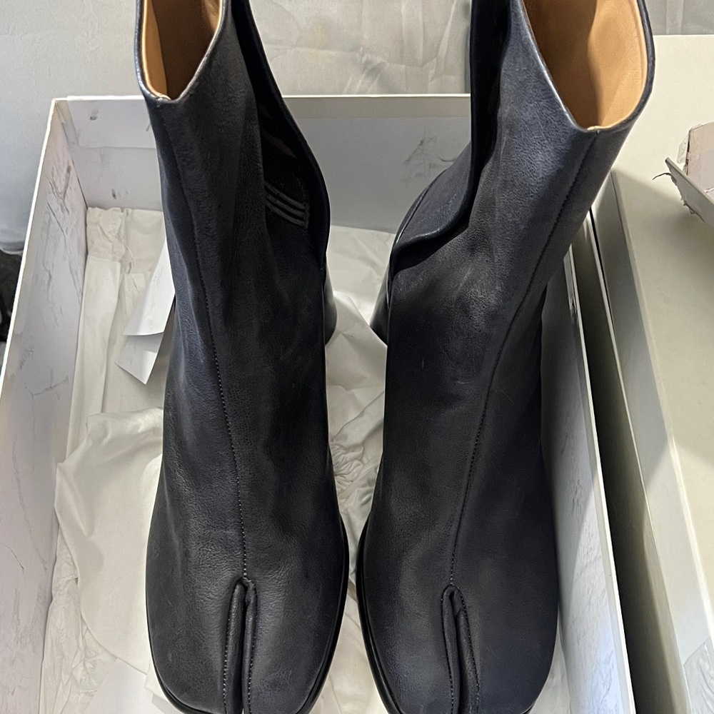Maison Margiela Tabi Men’s Boots Navy/Gray Size EU 45/ US 12 NWT